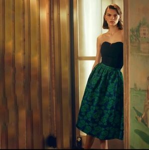 Nwot! Anthropologie Sunday in Brooklyn jacquard midi skirt